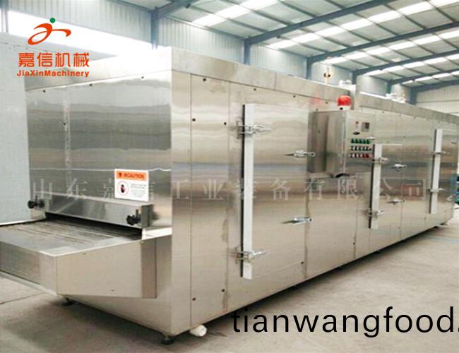 菓蔬速凍(dong)隧道加工生産線(xian)