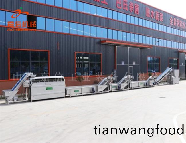 葉(ye)菜(cai)類脫水深加(jia)工(gong)流(liu)水線(xian)