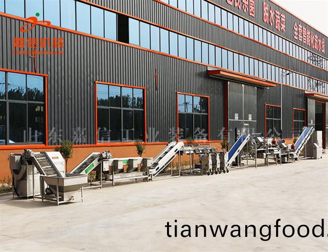 根(gen)莖(jing)類(lèi)(lei)淨(jìng)菜(cai)脫水加工流(liu)水線(xiàn)